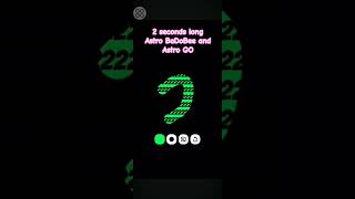 2 seconds long Astro BaDoBee and Astro GO #badobee