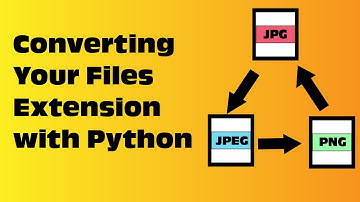 How to convert your file extension using python