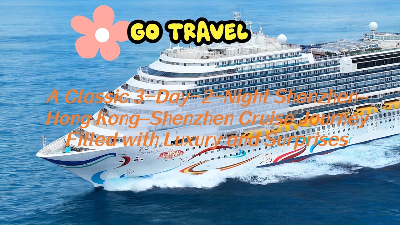 China’s Largest Cruise Ship? 🚢 Adora Magic City Greater Bay Area Twin-City Journey!