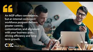 The advantages of internal contingent workforce programs over MSPs