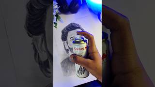 Fixative gone wrong ❌ #art #drawing #fixative #unboxing #spray #ethereal_artist_harsh#trending