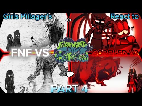 Mob talker React to FNF VS GORFILED V2 | GACHA NEBULA | PART 4 