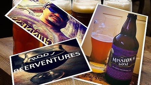 Rod J BeerVentures | Steinhaus Mission St. Gose Beer Review (4% ABV)