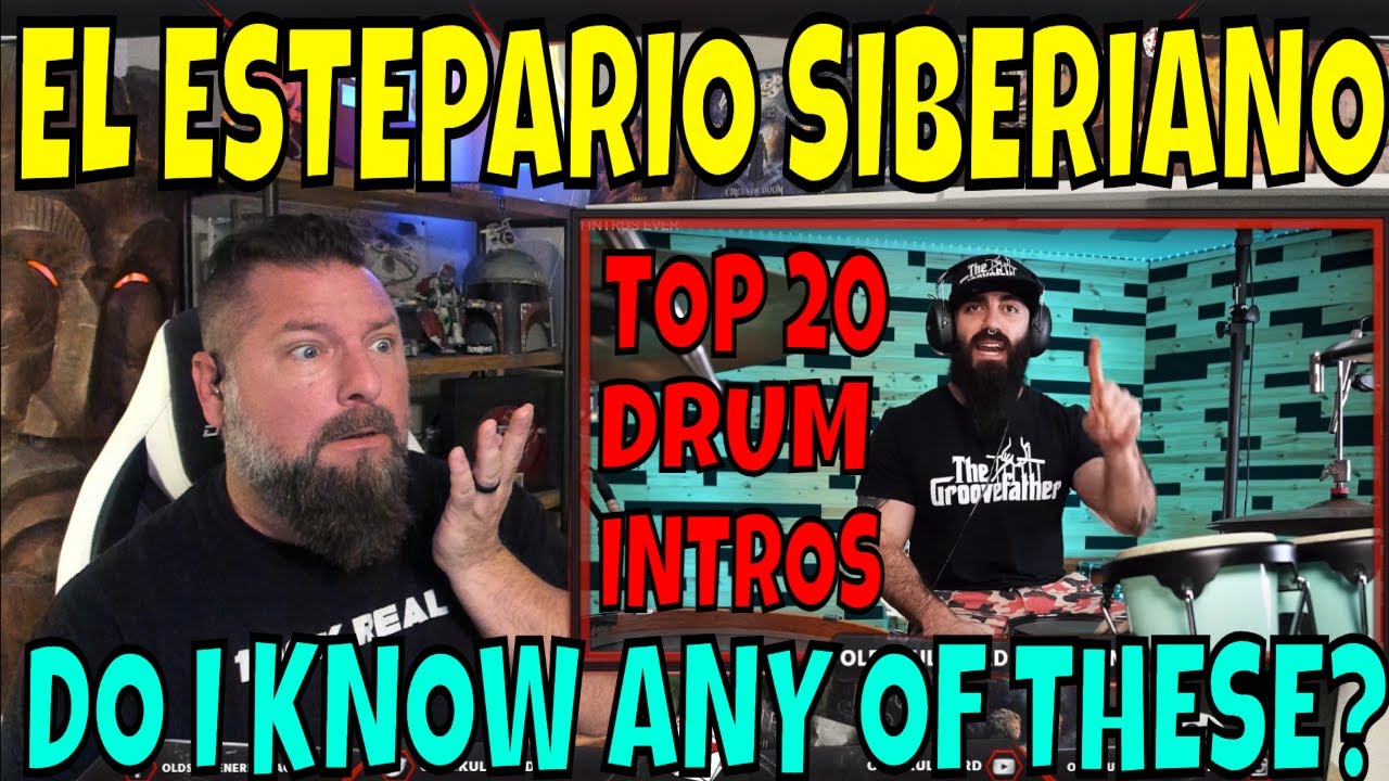 DRUMMER REACTS to El ESTEPARIO SIBERIANO - TOP 20 DRUM INTRO