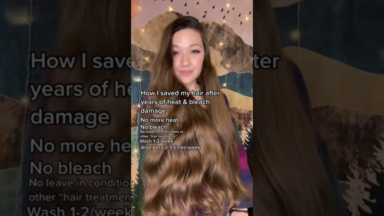 How I fixed my hair after heat and bleach damage 