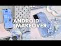 android phone makeover ⋆౨ৎ˚ temu finds | plave kpop theme, oscal C70 unboxing, android customization