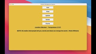 Student Management System and Web Scrapping in Python (Tkinter & BeautifulSoup)