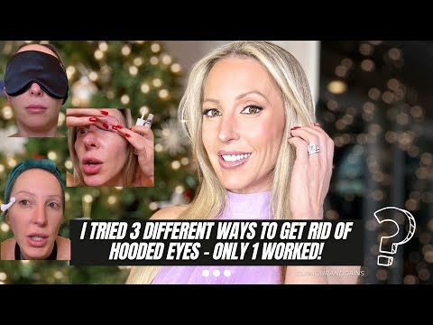 How To Get Rid Of Hooded Eyes & Droopy Eyelids! I Tried 3 Non Surgical Fixes - Only 1 Worked