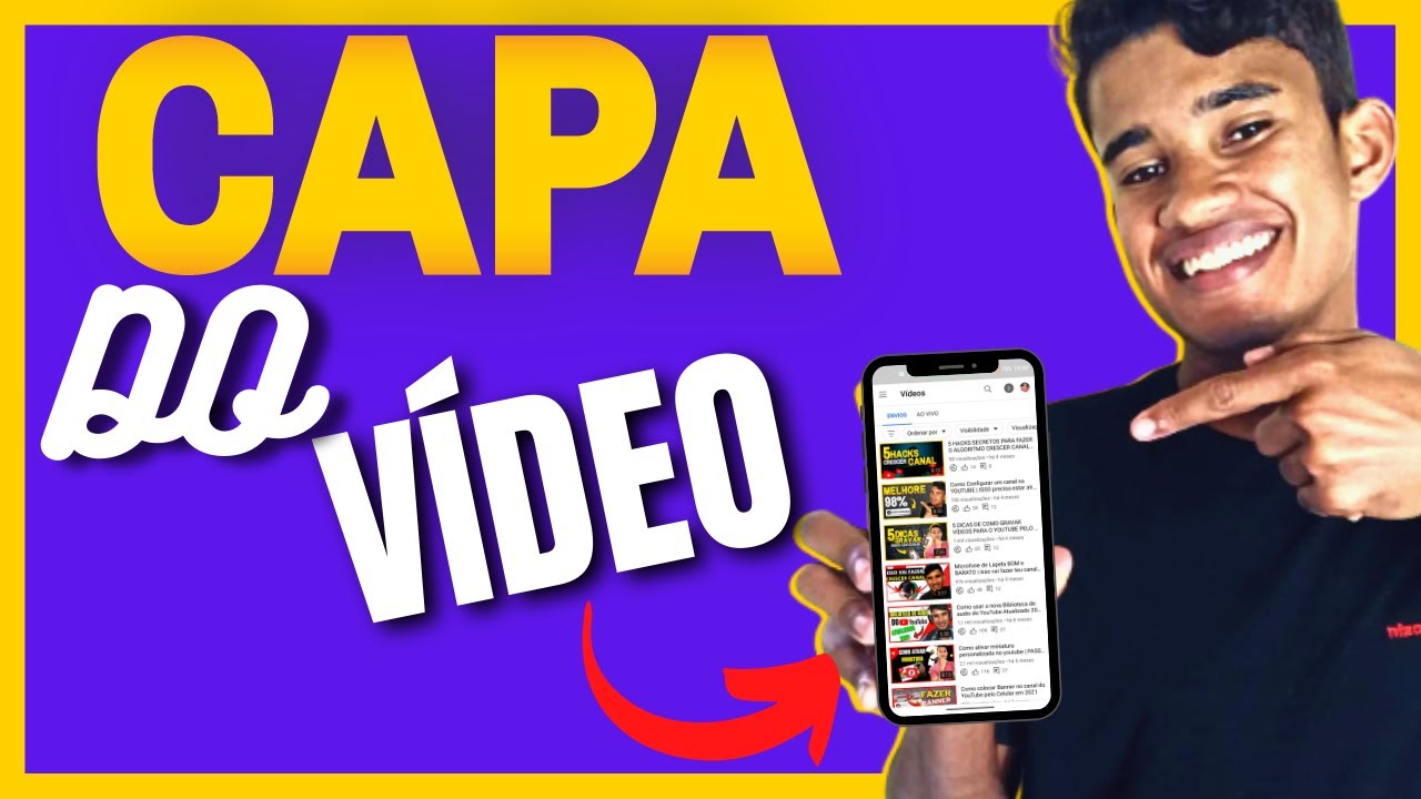 COMO COLOCAR CAPA NO VÍDEO DO YOUTUBE PELO CELULAR (SEGREDO REVELADO 😲 ...
