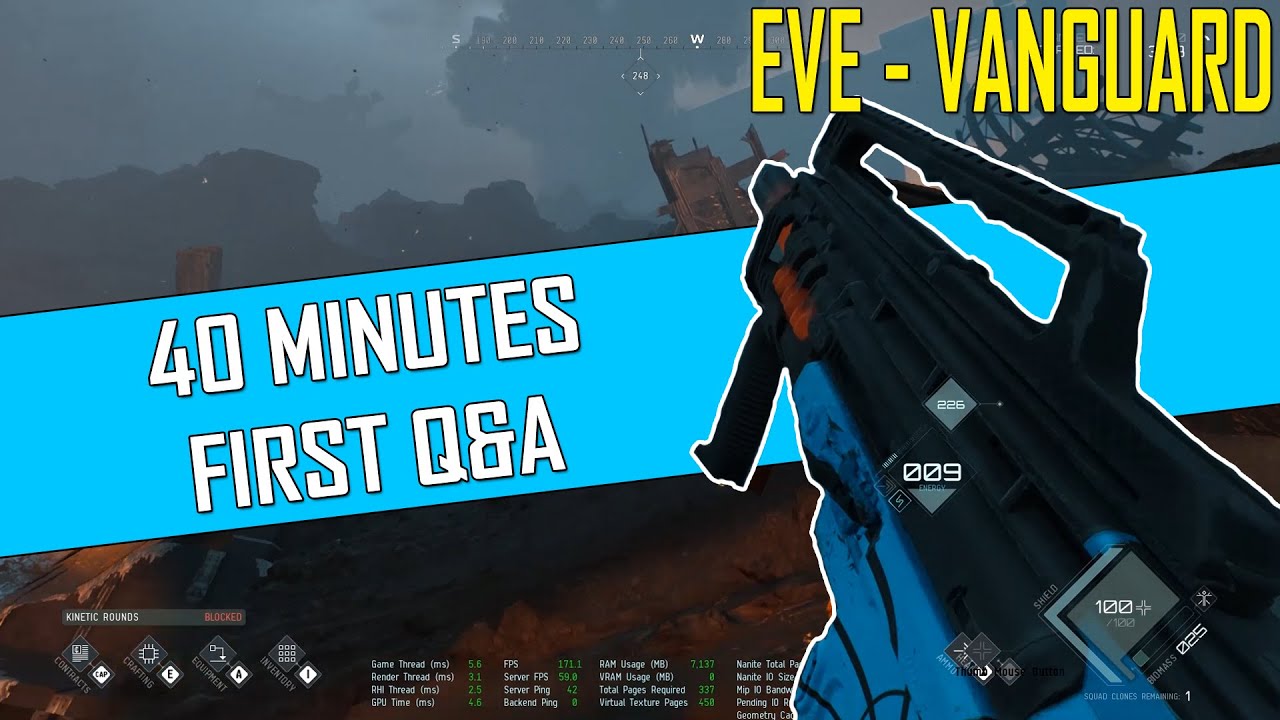 Eve Vanguard First Strike - Q&A w/Gameplay | Max Settings 4090 RTX
