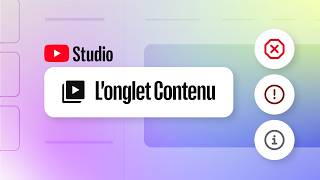 L'onglet Contenu dans YouTube Studio