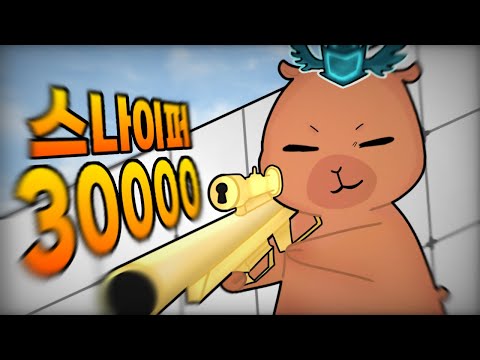 한국 유튜브 최초 스나이퍼 30000킬 달성했습니다