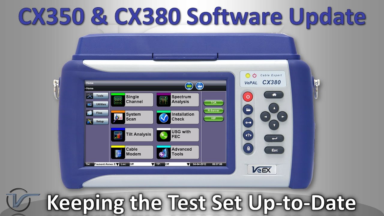 CX350 & CX380 Software Update Procedure - YouTube