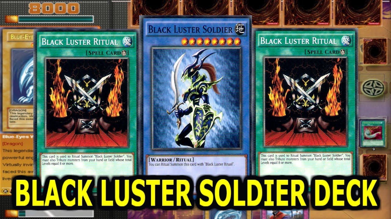 Yu-Gi-Oh! Power of Chaos The Legend Reborn BLACK LUSTER SOLDIER DECK
