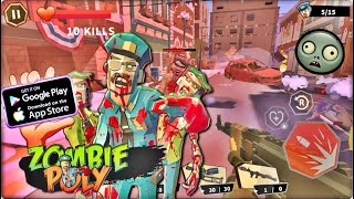 Zombie Poly: Gameplay. Surviving the Undead Apocalypse! (iOS, Android) screenshot 3