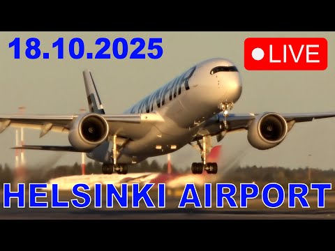 馃敶 LIVE Helsinki Airport Plane Spotting (EFHK/HEL)