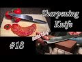 #18  Sharpening IKEA's knife with whetstone by Sushi chef / How to sharp knife Japanese method