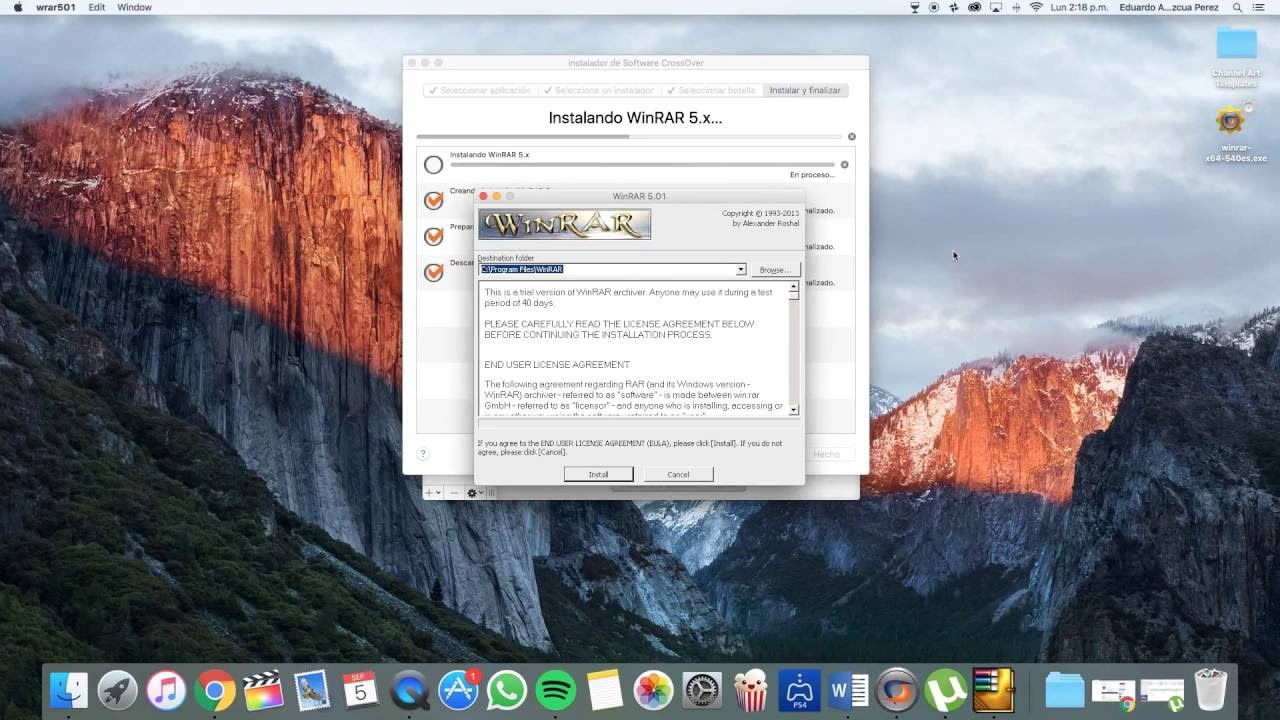 Ejecutar Archivos .Exe en Mac OS SIERRA| TUTORIAL #2 - YouTube