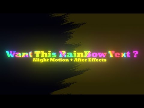 NEW TREADING🔥TEXT EFFECT TUTORIAL IN HINDI🔥 | Alight Motion + After Effects Tutorial | Fotty seveN