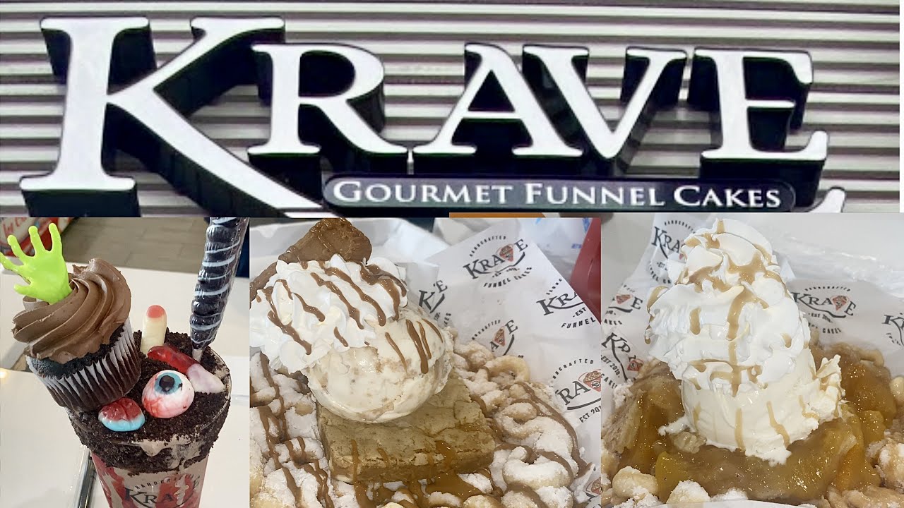 SWEET FRIDAY !! Episode 5 Krave Gourmet Funnel Cakes Houston Tx Food Foodie YouTube
