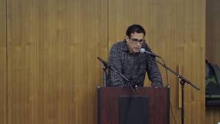 Reading by Poet Rodrigo Toscano
Wed, Jan 20, 7pm in the Logan Center, Terrace Seminar Room
Rodrigo Toscano reads from his forthcoming book of poetry, Explosion Rocks Springfield. His previous books include, Deck of Deeds, To Leveling Swerve, Platform, Partisans, The Disparities, and Collapsible Poetics Theater, which was a 2007 National Poetry Series selection. Toscano has also received a New York State Fellowship in Poetry. He works for the Labor Institute in conjunction with the United Steelworkers and the National Institute for Environmental Health Science. Reading by Poet Rodrigo Toscano