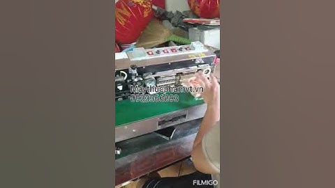 Máy hàn miệng túi có indate FRM980 Hãng Kunba