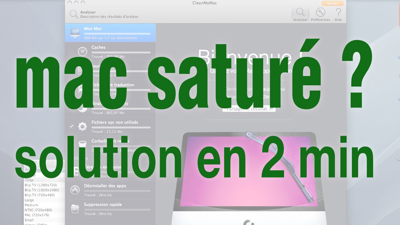 MAC OS X lent solution Comment booster imac macbook 2 minutes ...