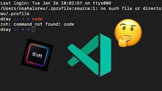 How to fix Visual Studio Code Insiders Command Not Found on Apple Silicon M1 for Developers