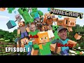 Ash and Daddy vs minecraft episode 1