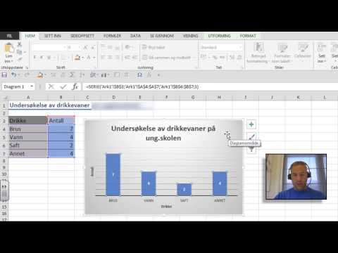 Eksportere et diagram fra Excel til Word og PowerPoint