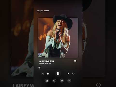 a little list of go-tos: phone, keys, wallet, and Lainey Wilson's Amazon Music performance tonight!