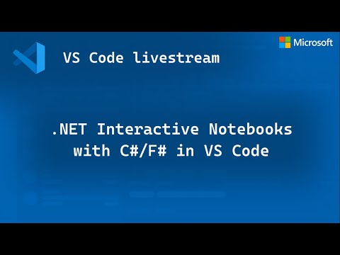 .NET Interactive Notebooks with C#/F# in VS Code