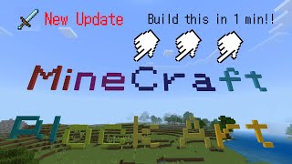 MineCraft PE : Build letters in 1 minute using MICPA ! screenshot 5