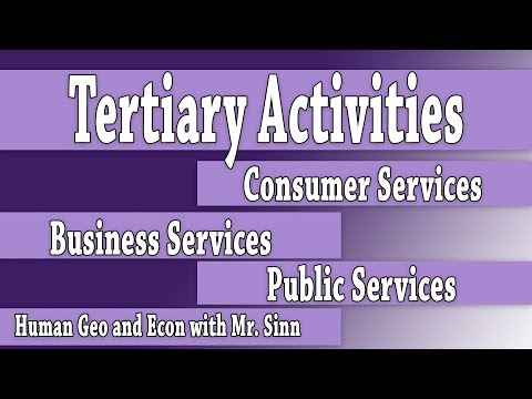 Tertiary Sector: Types of Services!