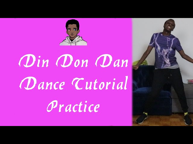 Din Don Dan Dance Tutorial - Practice version (Mirrored) class=