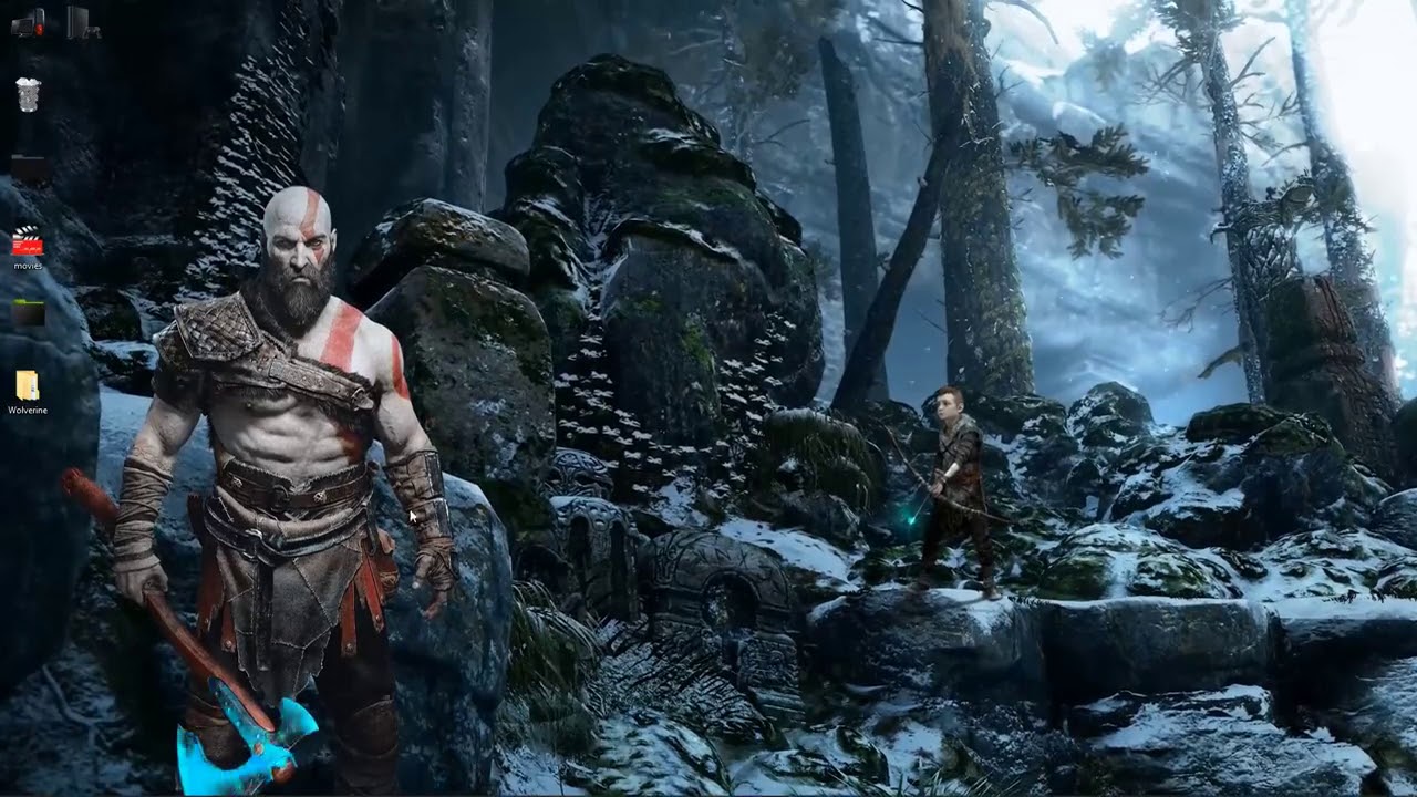 God Of War Kratos And Boy 4k Live Wallpapers Free Download Youtube