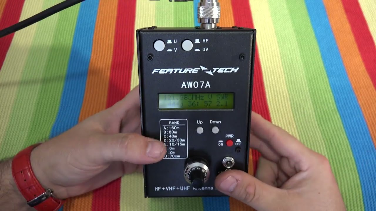 AW07A Antenna Analyzer: How to take measurements - YouTube