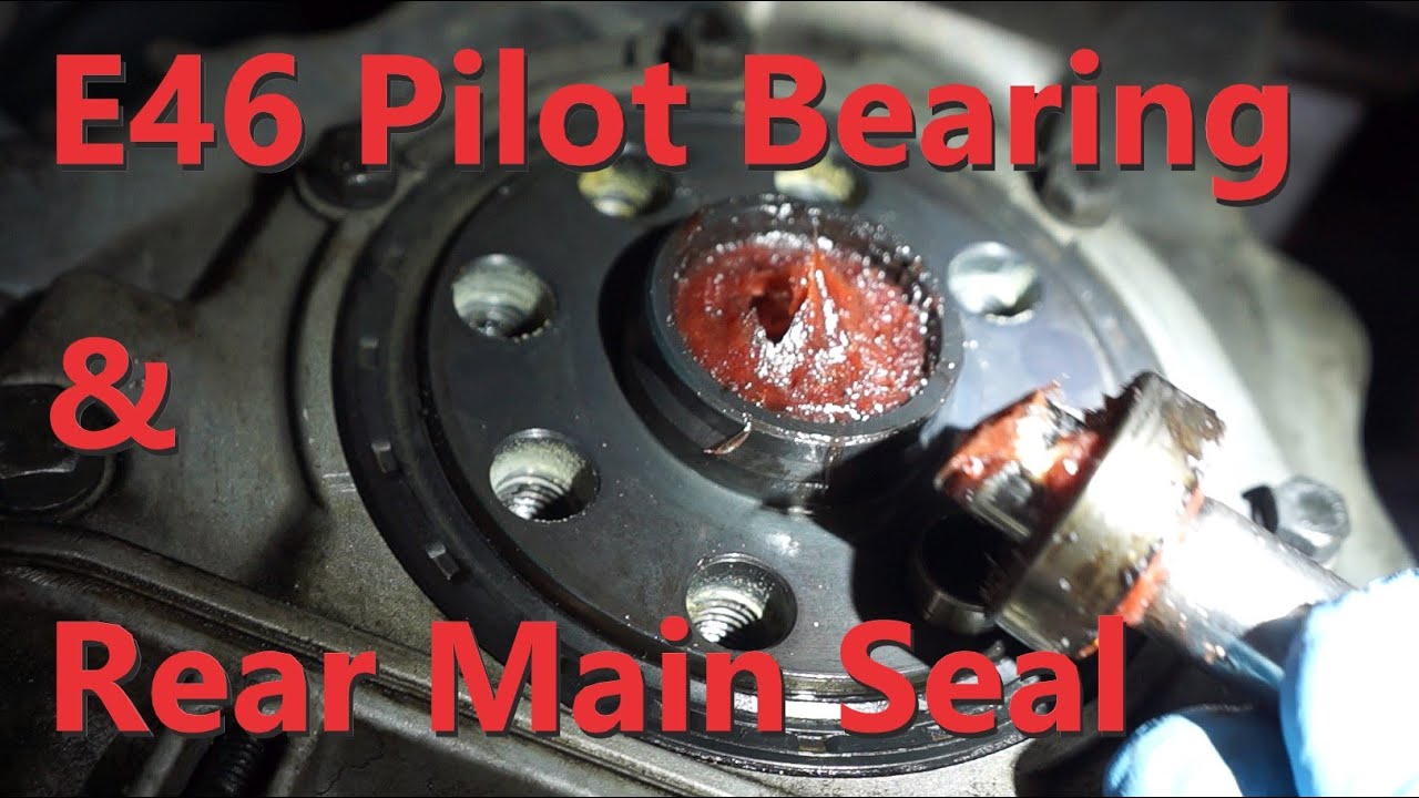 2004 E46 325Ci Pilot Bearing & Rear Main Seal - YouTube