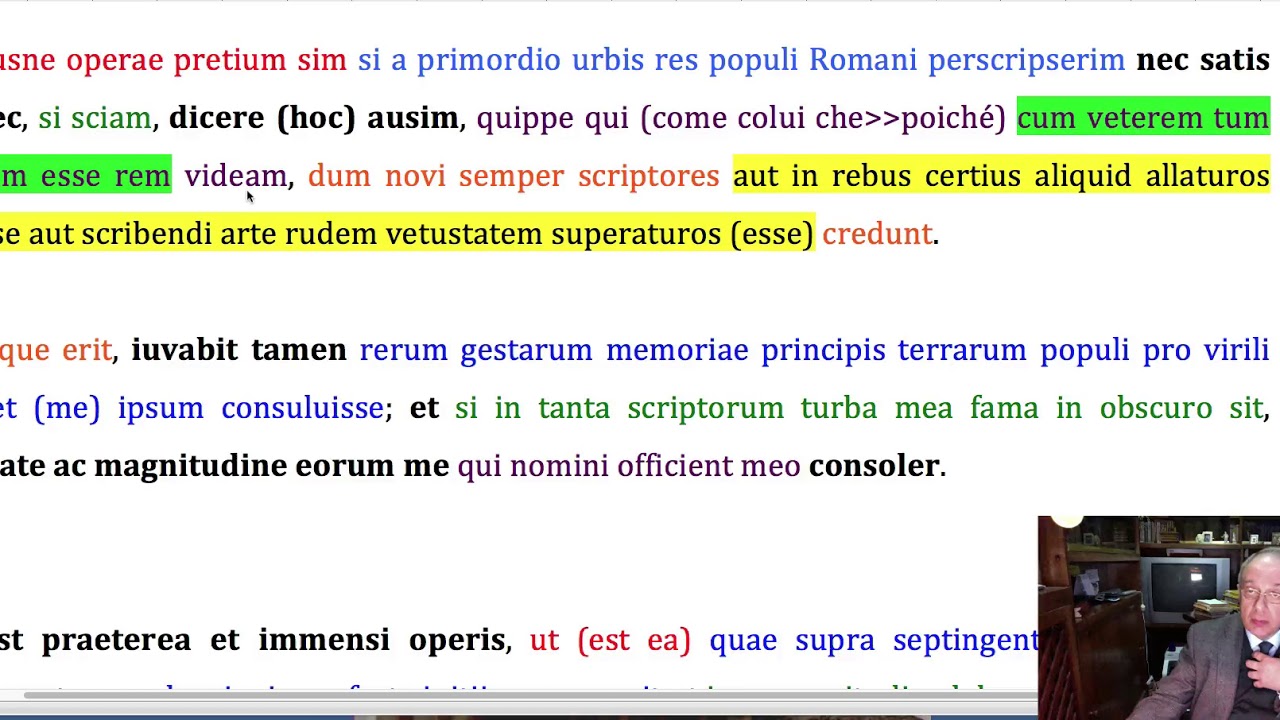 Praefatio Ab Urbe Condita Tito Livio Youtube