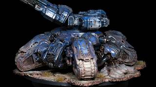 I Painted a MINIATURE TANK Like a REAL WAR MACHINE | StarCraft Siege Tank screenshot 2