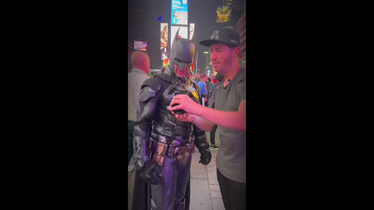 The Batman that charges $200 for a photo…