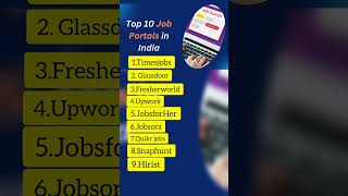 Top 10 best  job potal~ 2023 Lestest job  idea ~ apply now ~fersher ~Experience 2023