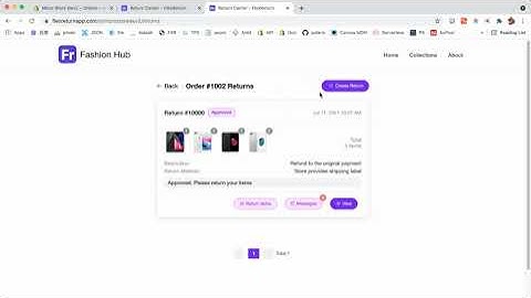 How merchant change return requirements at Shopify app FlexReturn?