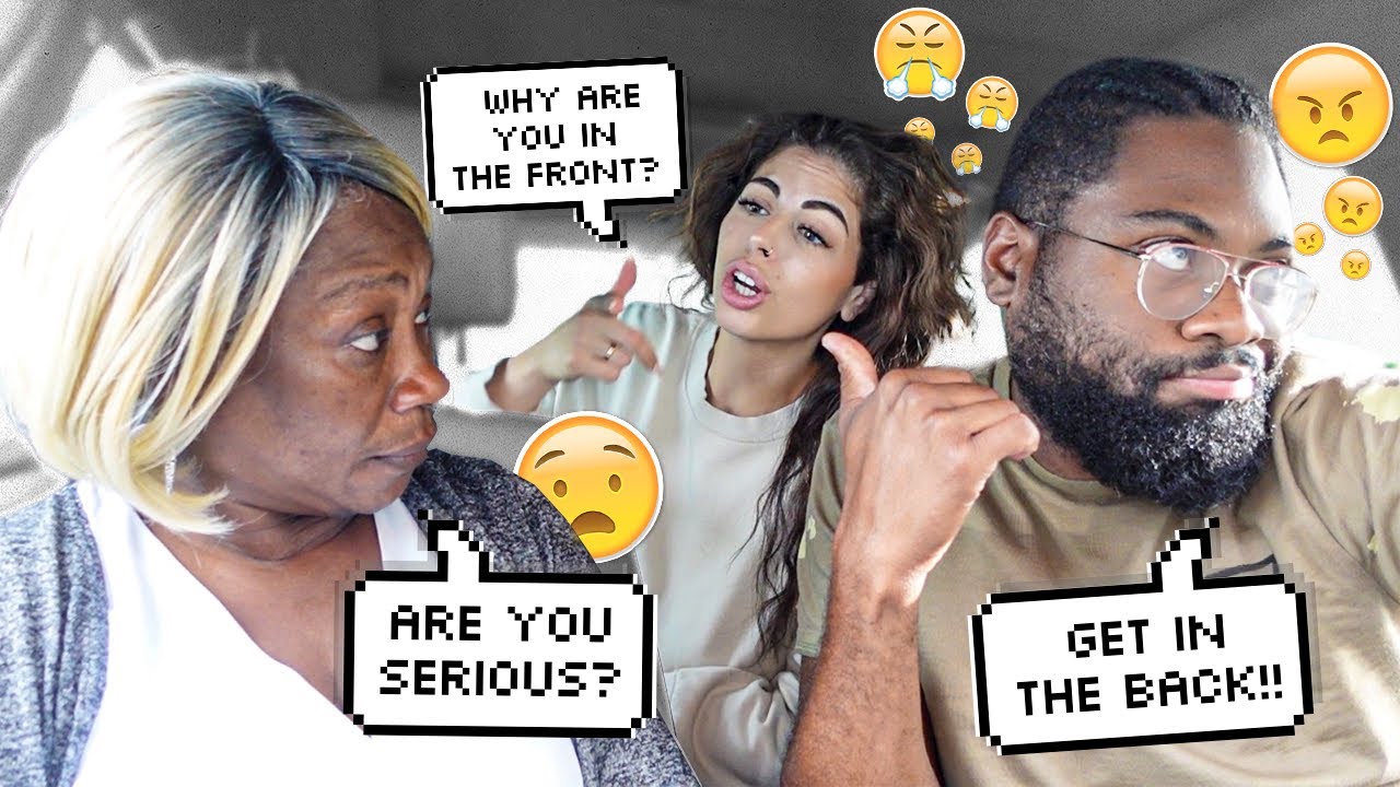 Я сказал своей маме-ямайке сесть на заднее сиденье, чтобы моя жена могла сесть спереди *плохая идея*