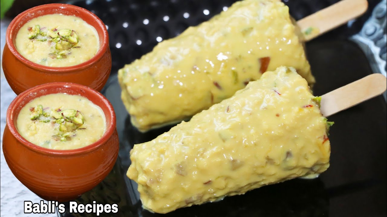 Dry Fruits Kulfi Matka Kulfi Kulfi Recipe How to make Matka Kulfi