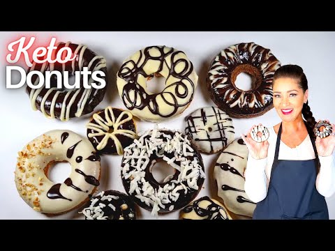 Keto Donuts | 1g Net Carb | Oven & Machine Method | Sugar/Gluten-Free