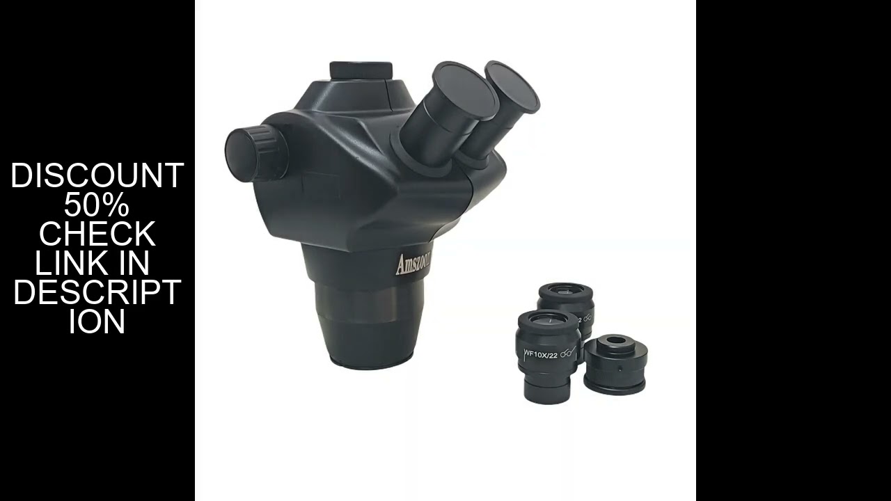 High Resolution Industrial SimulFocal Lab Trinocular Stereo Microscope 8X-50X Continuous Confocal Zo