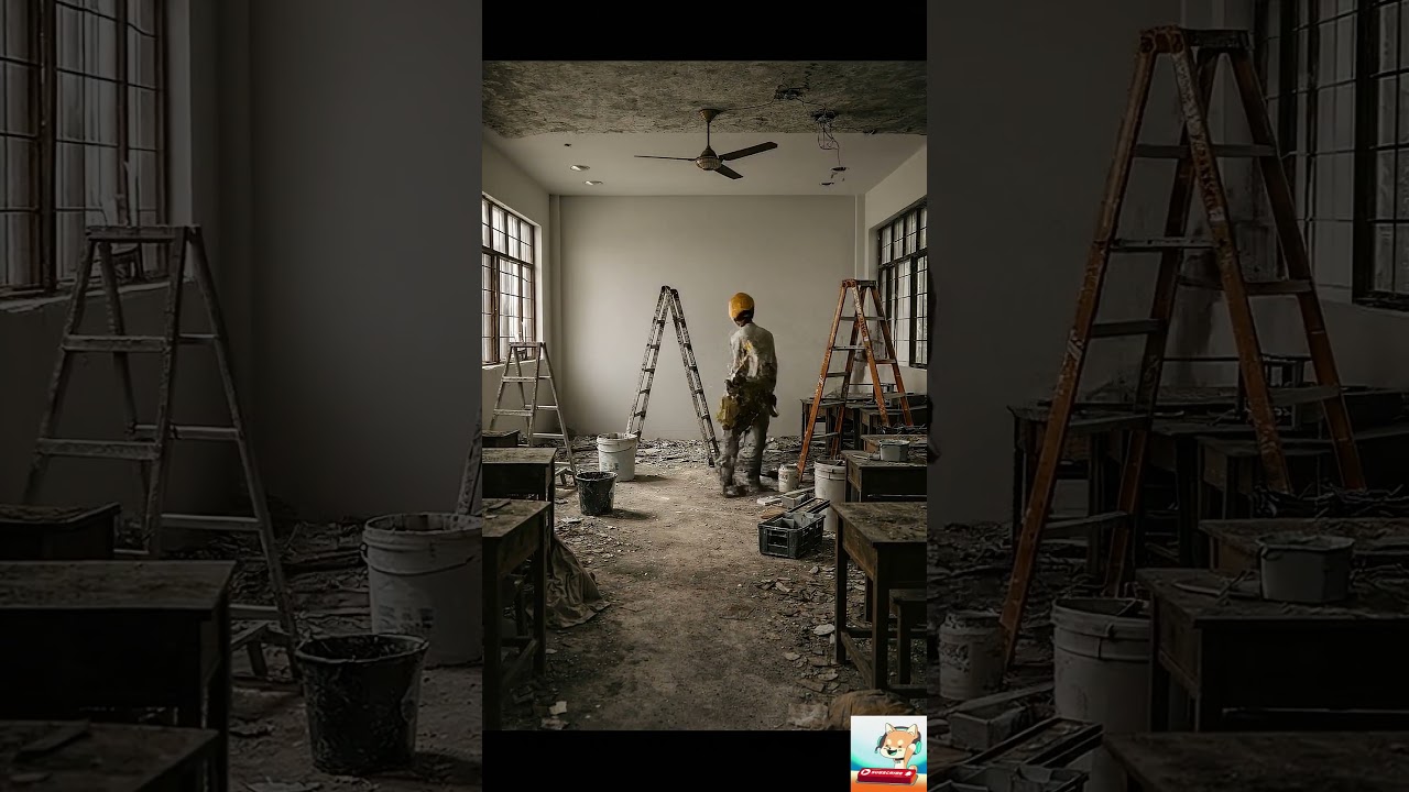 Abandoned Classroom → Luxury Learning Space