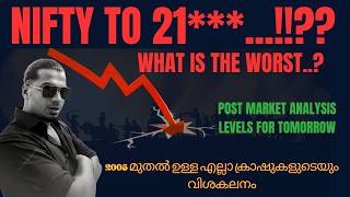 Nifty to 21,000?? | Worst Case Scenario Analysis | Every Crash Since 2005 Explained