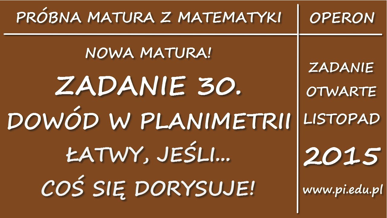 Lubelska Matura Próbna Z Matematyki 2015